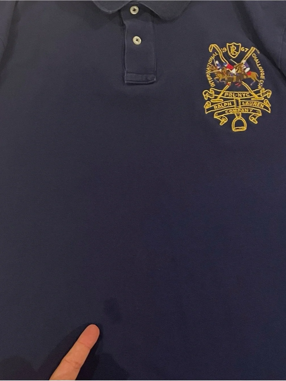 Polo Ralph Lauren International Challenge Polo Shirt Short Sleeve Men’s Size 2XL